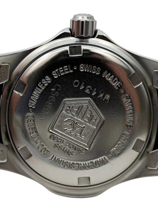 Tag Heuer 28mm Ladies Black Dial Professional 2000 Series SS Watch! Ref: WK1310! main image 4